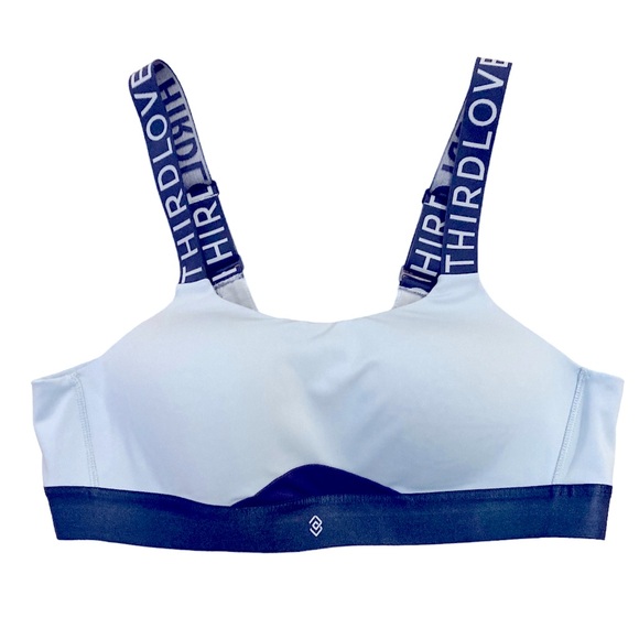 ThirdLove Kinetic Adjustable Sports Bra Blue / Turquoise 38A - Picture 1 of 7